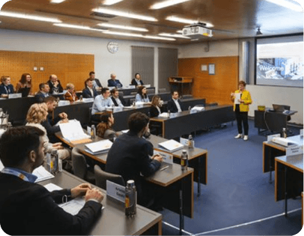 International Executive MBA Class with participants from over 10 countries